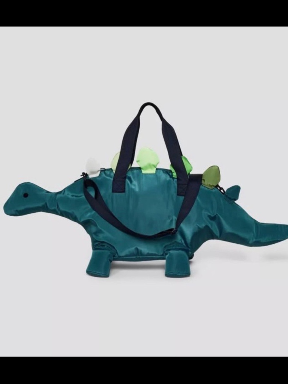 Cat & Jack Dark Teal Dinosaur Tote